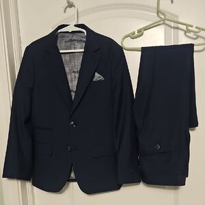 Boys Size 8 Isaac Mizrahi Dark Blue Suit